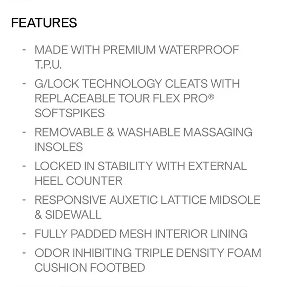 G/Fore Women’s MG4+ 02 G/Lock Stippled Golf Shoes-Snow/Multi-Size 8 NIB⛳️ - Picture 8 of 11